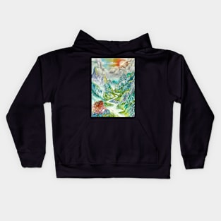 A distant land .. Kids Hoodie